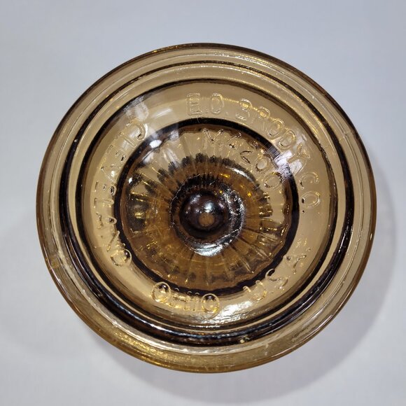 E.O. Brody Co M4200 Carnival Glass Vintage 8.25" Goblet Made USA - Picture 2 of 2